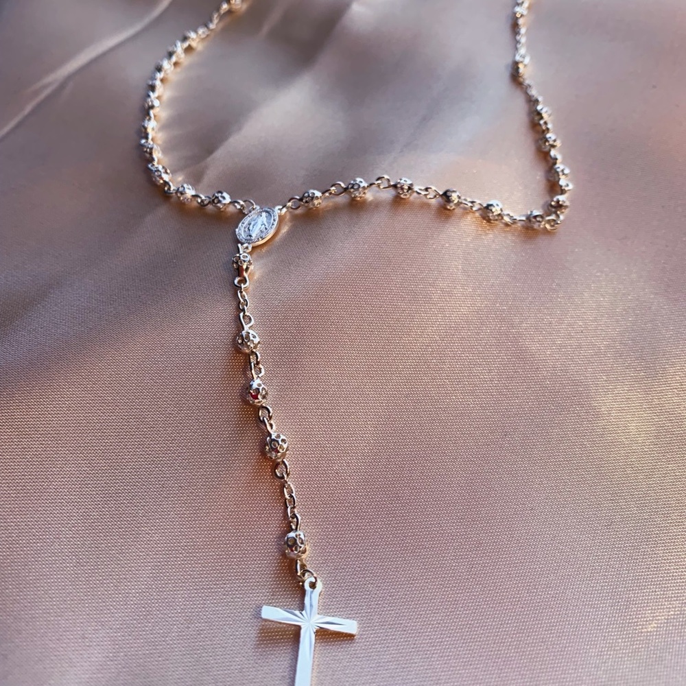 Real silver Rosary!!
